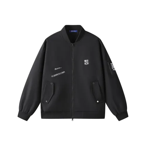 FCB ARCELONA Taupe Jacket Unisex Black