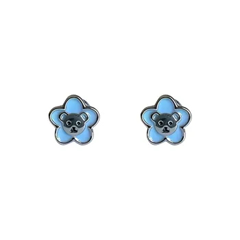 Universe Search S925 Silver Stud Earrings Women's