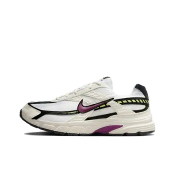 Nike Initiator Cushioning Slip Resistant Low Top Running Shoes Men's White