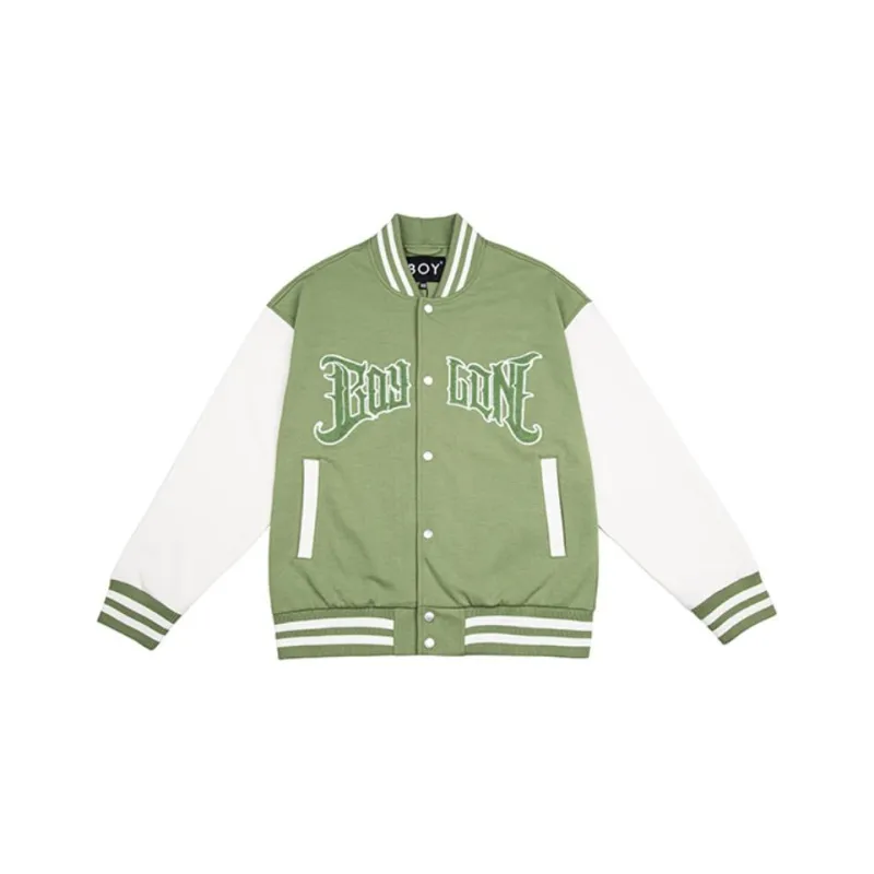Boy London Baseball Jacket Unisex Green-0