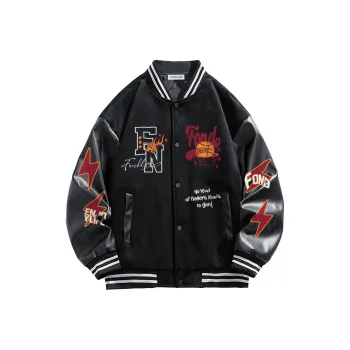 FONDLOOK Baseball Jacket Unisex