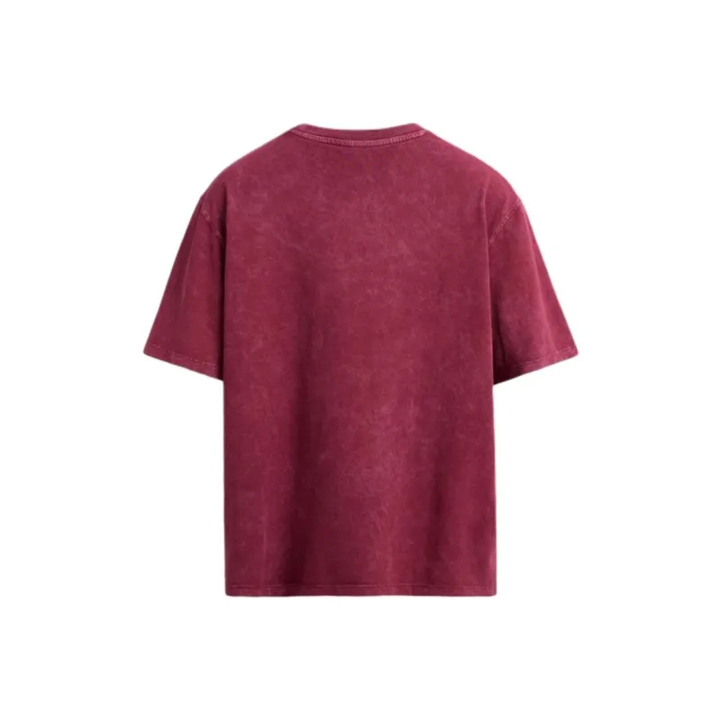 ZARA T Shirts Men Raspberry-1