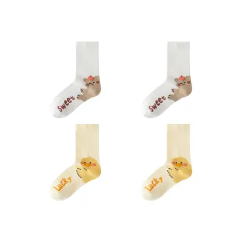 ROBINHOOD Mid Calf Socks Women's Combo Set