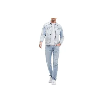 GUESS Faded Tapered Jeans Jeans Men's Blue