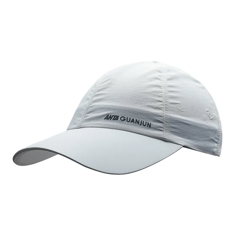 Anta Taslon's Crumpled Cloth Baseball Caps Unisex Black-1