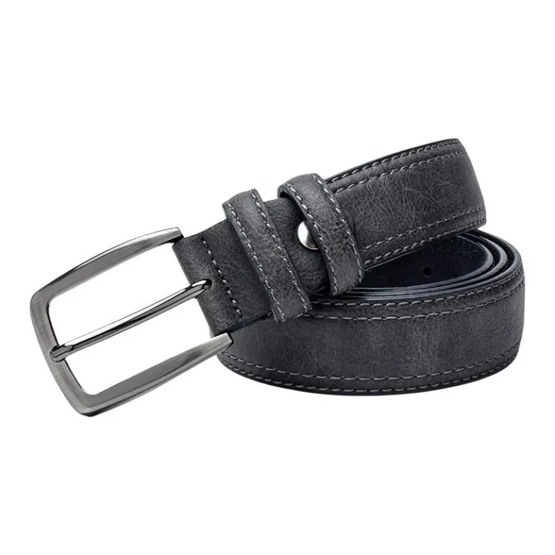 JEANSWEST PU Leather Belts Men's 3.4CM-0