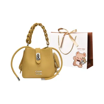 ERANGBEAR PU Crossbody Handbag Regular Women's White/Pink/Black/Yellow