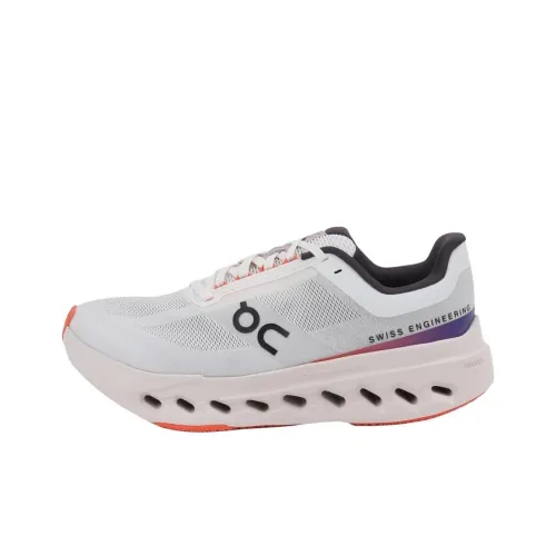 On Cloudsurfer Next Low Top Running Shoes Men's White