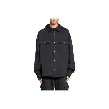 PALM ANGELS Logo Printed Drop Shoulder Hoodie