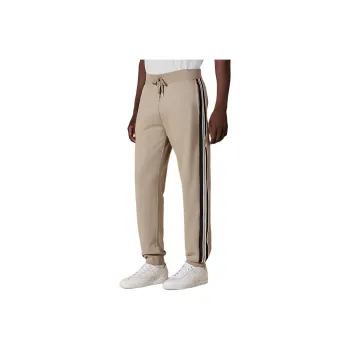 HERMES SS24 Knitted Sports Pants Men's Sand Yellow