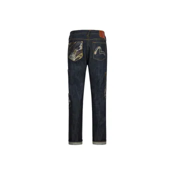 EVISU Brocade Multi pocket Jeans