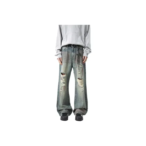 LA'T.WEEKEND Jeans Unisex Vintage Blue