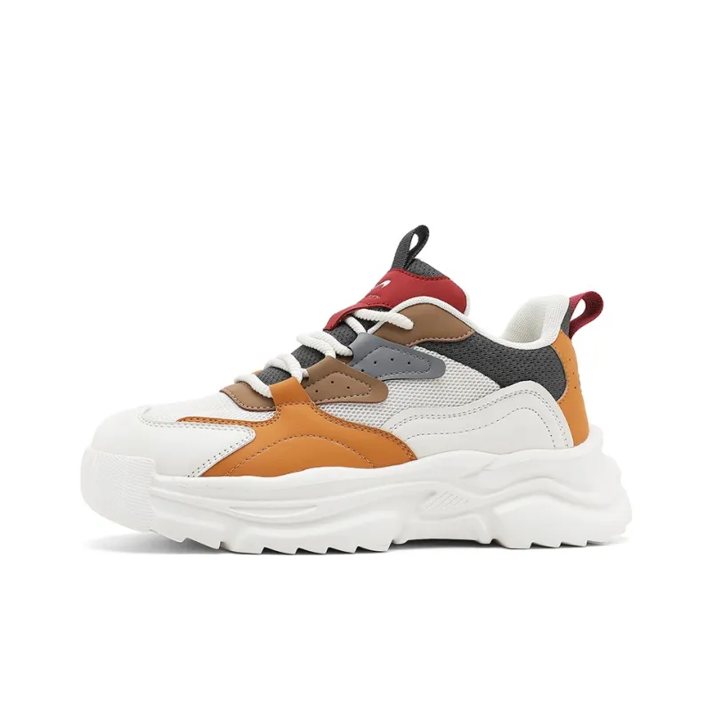 K bird Abrasion Resistant Breathable Height Increasing Low Top Chunky Sneakers Men's-6
