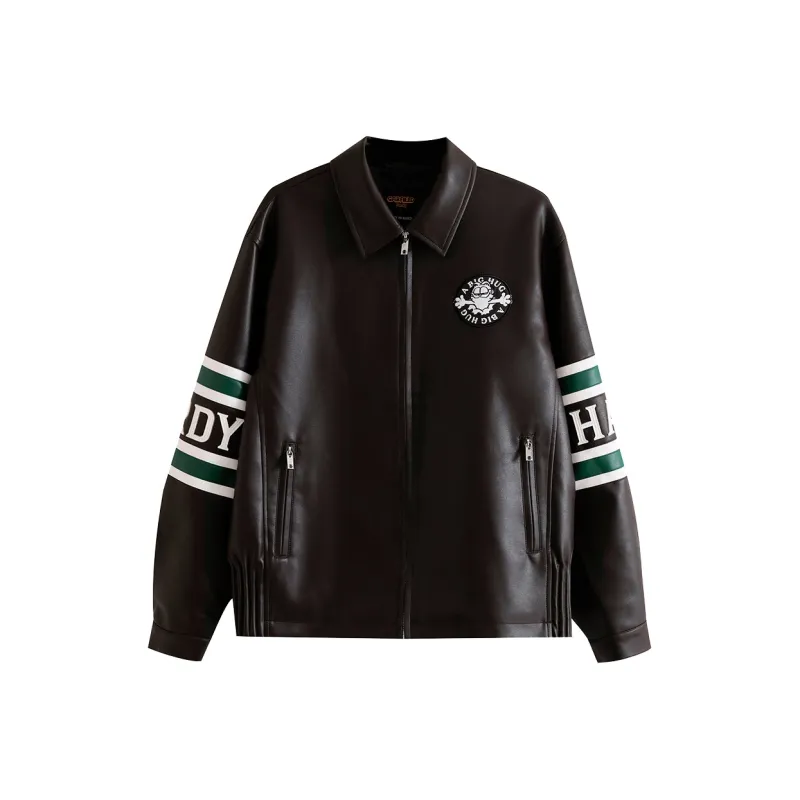 HARDY HARDY x JIAFEIMAOJIAZU Leather Jacket Unisex-3