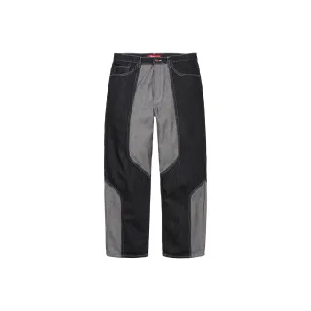 Supreme 2 Tone Paneled Baggy Jean