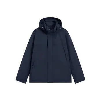 XTEP Trench Coat Men's Deep Dark Blue