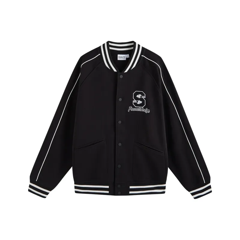 FUN Fun X Snoopy FW24 Baseball Jacket Unisex Black-0