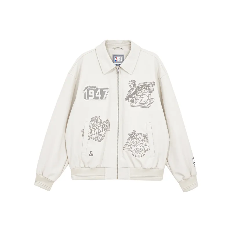 JACK JONES· x NBA Jackets Coats Men's Ecru-0