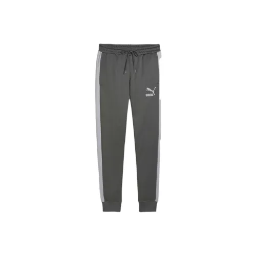PUMA Knitted Sports Pants Men's Mineral Gray