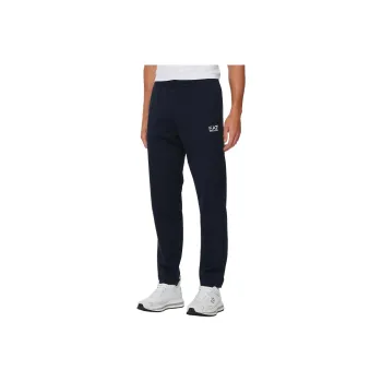 EMPORIO ARMANI EA7 FW24 Knitted Sweatpants Men's Marine Blue