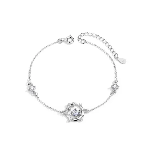 CLARKIA FLOWER 925 Sterling Silver Bracelets Women's