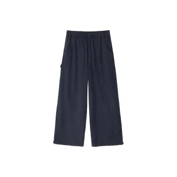 YOSHIYOYI Casual Pants Men's Navy Blue