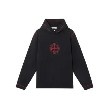 STONE ISLAND Snake Year Limited Collection Sweatshirts Unisex Black