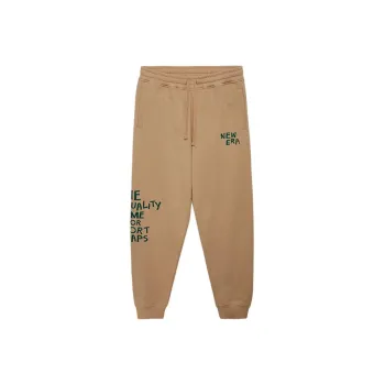 New Era SS24 Knitted Sports Pants Unisex Khaki