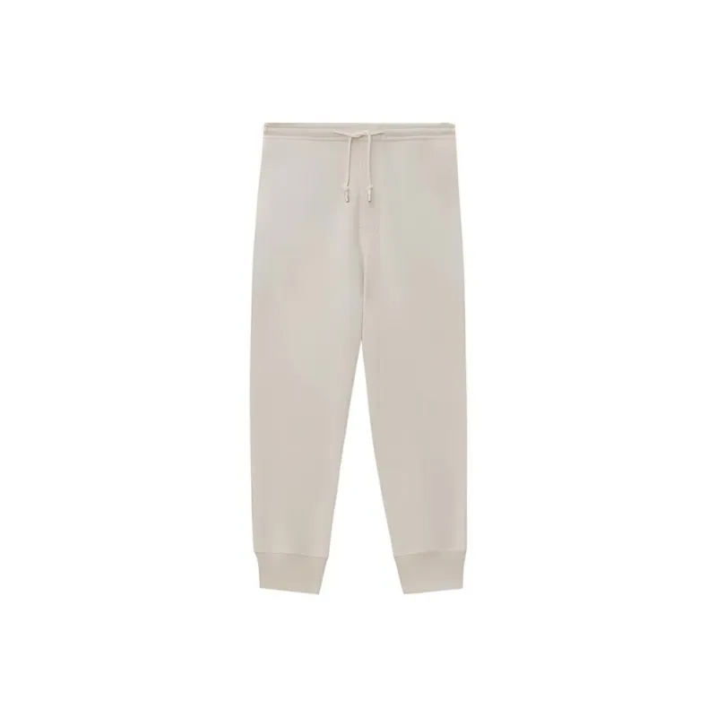 LOEWE SS24 Knitted Sweatpants Men's Ecru-0