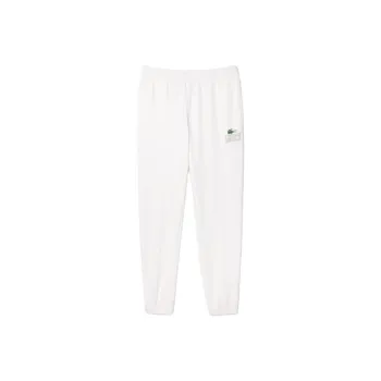 LACOSTE Knitted Sports Pants Men's White