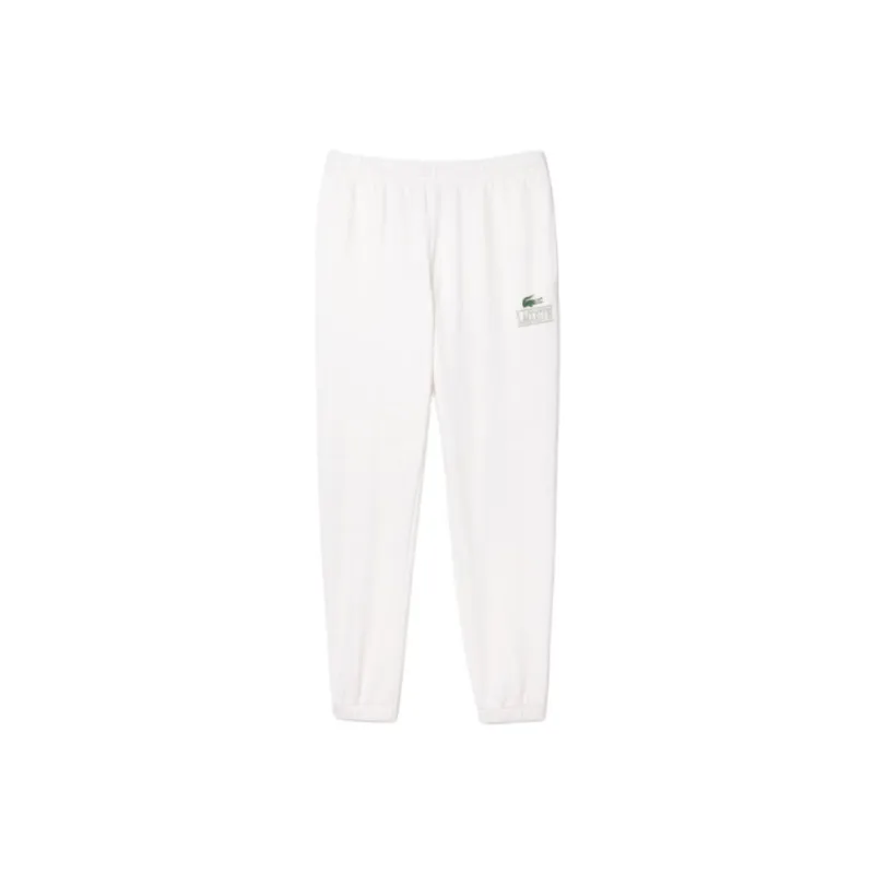 LACOSTE Knitted Sports Pants Men's White-0