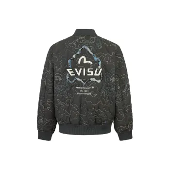 EVISU Jackets Men Charcoal Gray