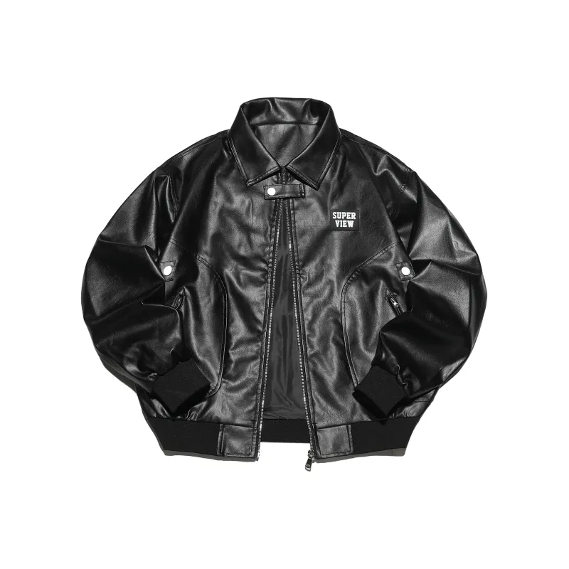 S.view Leather Jacket Unisex Black-0
