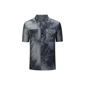 DAVID NAMAN Shirt Men's Washed Blue
