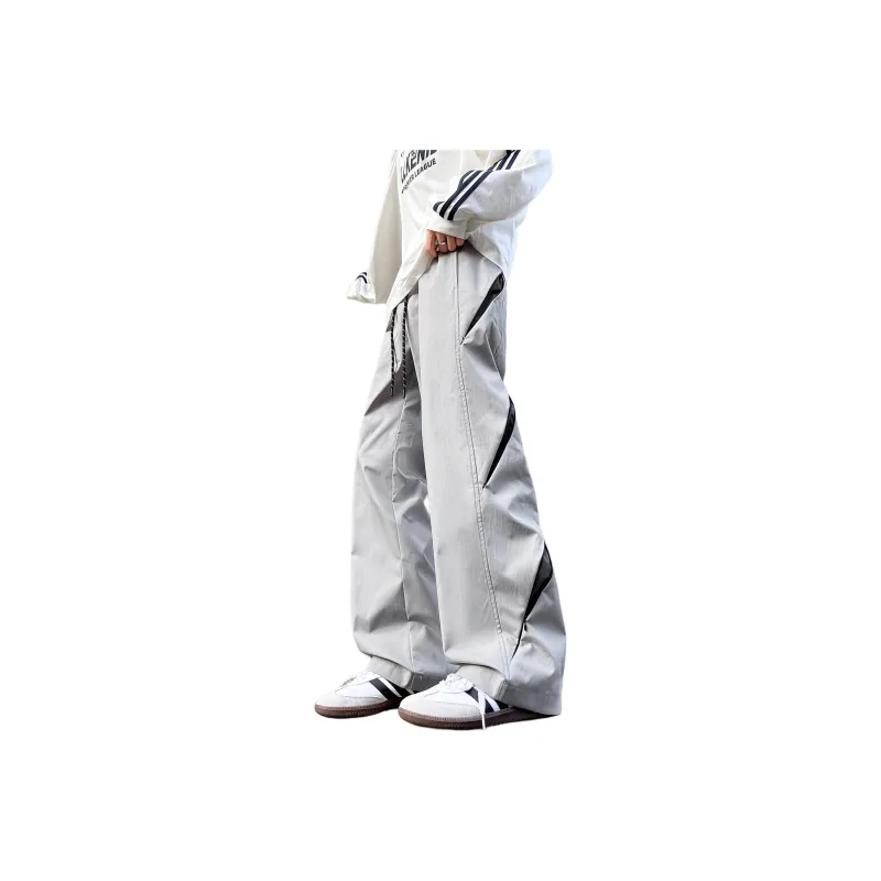 COMOWA Casual Pants Unisex Black-3