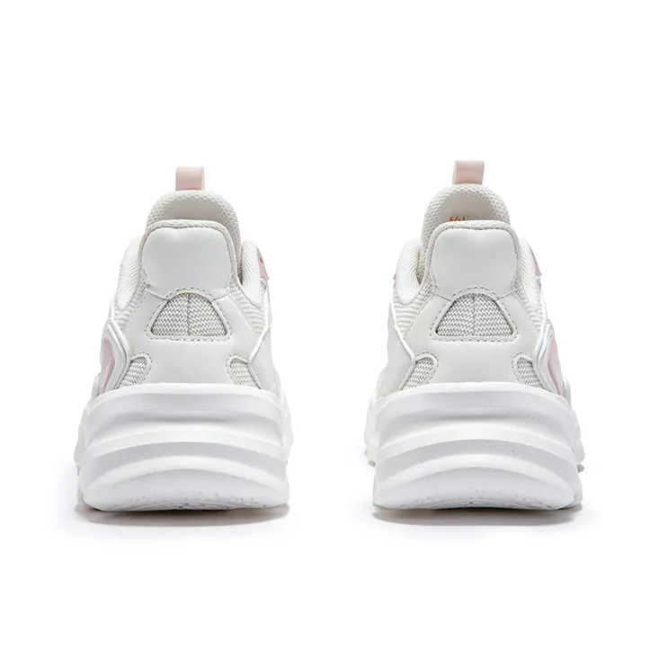 361° Slip Resistant, Breathable, Lightweight Low Top Casual Shoes Women's Feather White Fresh Pink-4