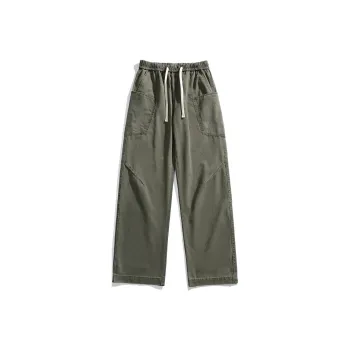 CAREBEARS Casual Pants Unisex Army Green