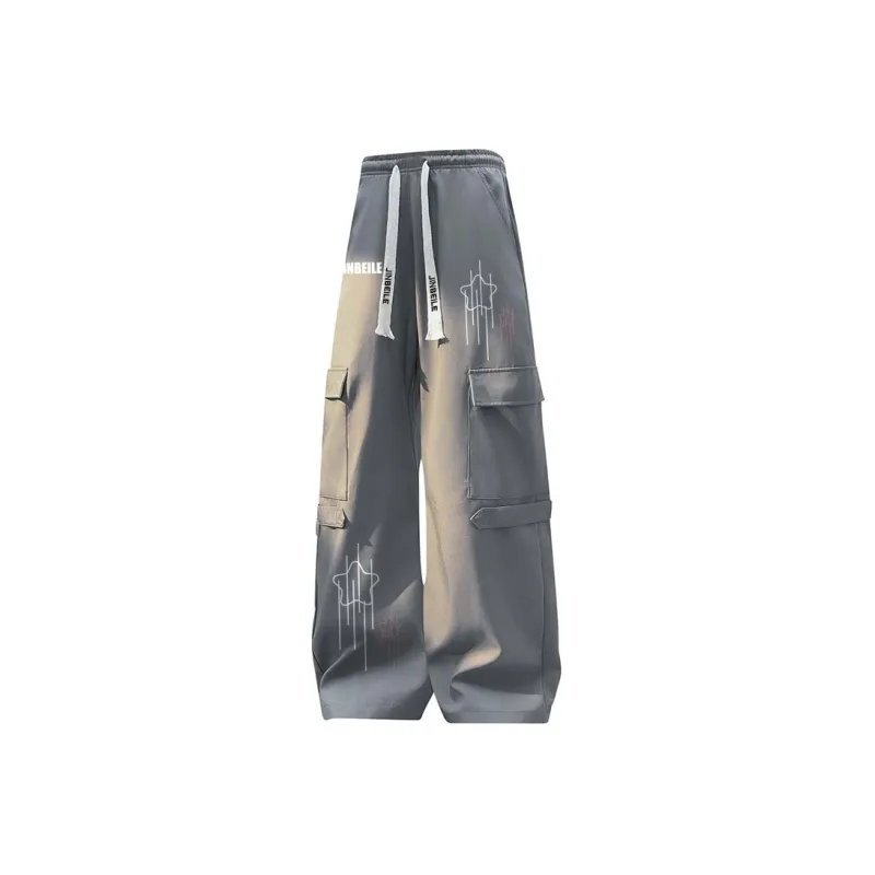 JINBEILE Cargo Pants Unisex-12
