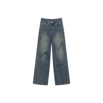 Bosieagender Men's Couple Fashion Slash Pants Unisex
