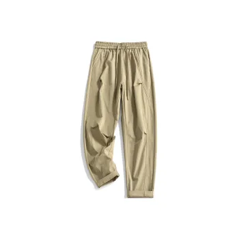 HCHUICHENG Casual Pants Unisex Dark Khaki