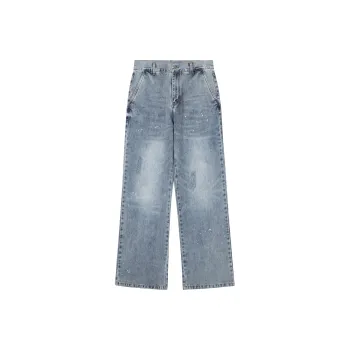 SANBAI STUDIO Jeans Unisex Washed Blue