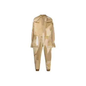 GREG LAUREN Patchwork-effect Jumpsuit