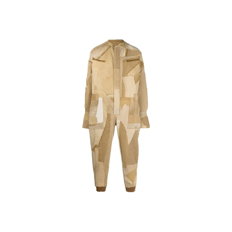 GREG LAUREN Patchwork-effect Jumpsuit-0