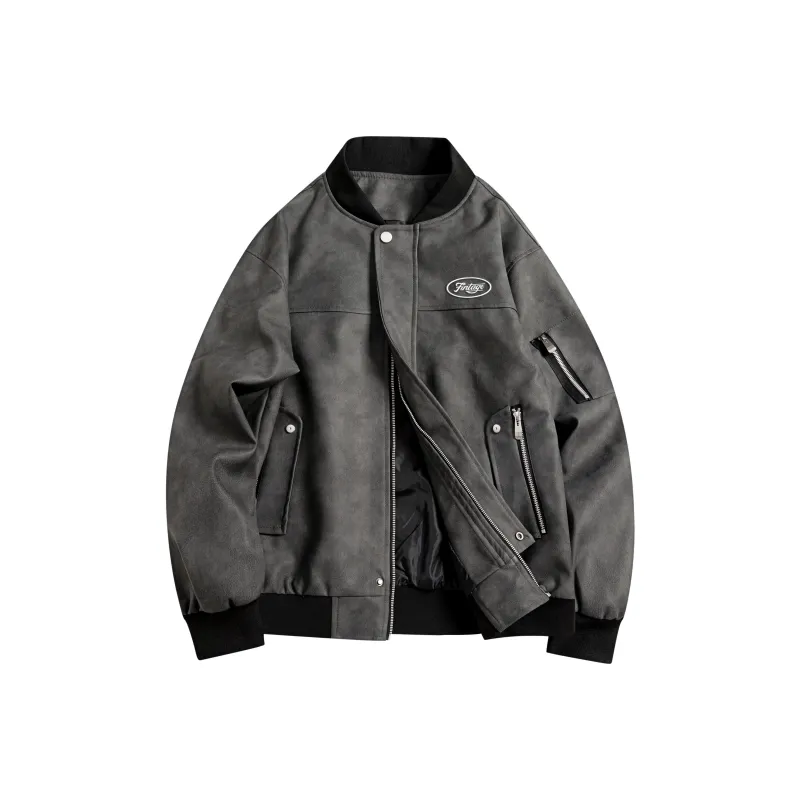 FAKE VINTAGE Leather Jackets Unisex-0