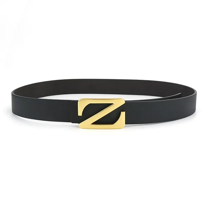 Yalu Preferred Cow Split Leather Belts Unisex 3.8CM-1
