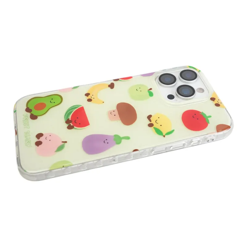 Wei Xin Acrylic Material Full Screen Fruit Jeycat Phone Cases Compatible With IPhone 16/15 Pro Max/Apple 13/14 Pro/Max-7