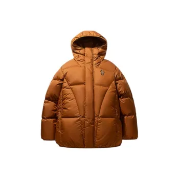 Anta Basketball Collection Down Jacket Unisex Luxurious Brown