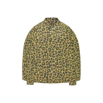 DIOR Leopard Printed Button Up Jacket
