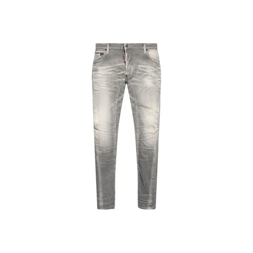 DSQUARED 2 Tidy Biker Distressed Jeans