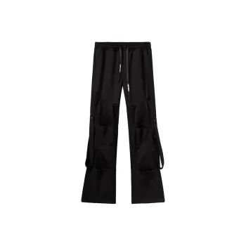 XINYINSU Casual Pants Unisex Black